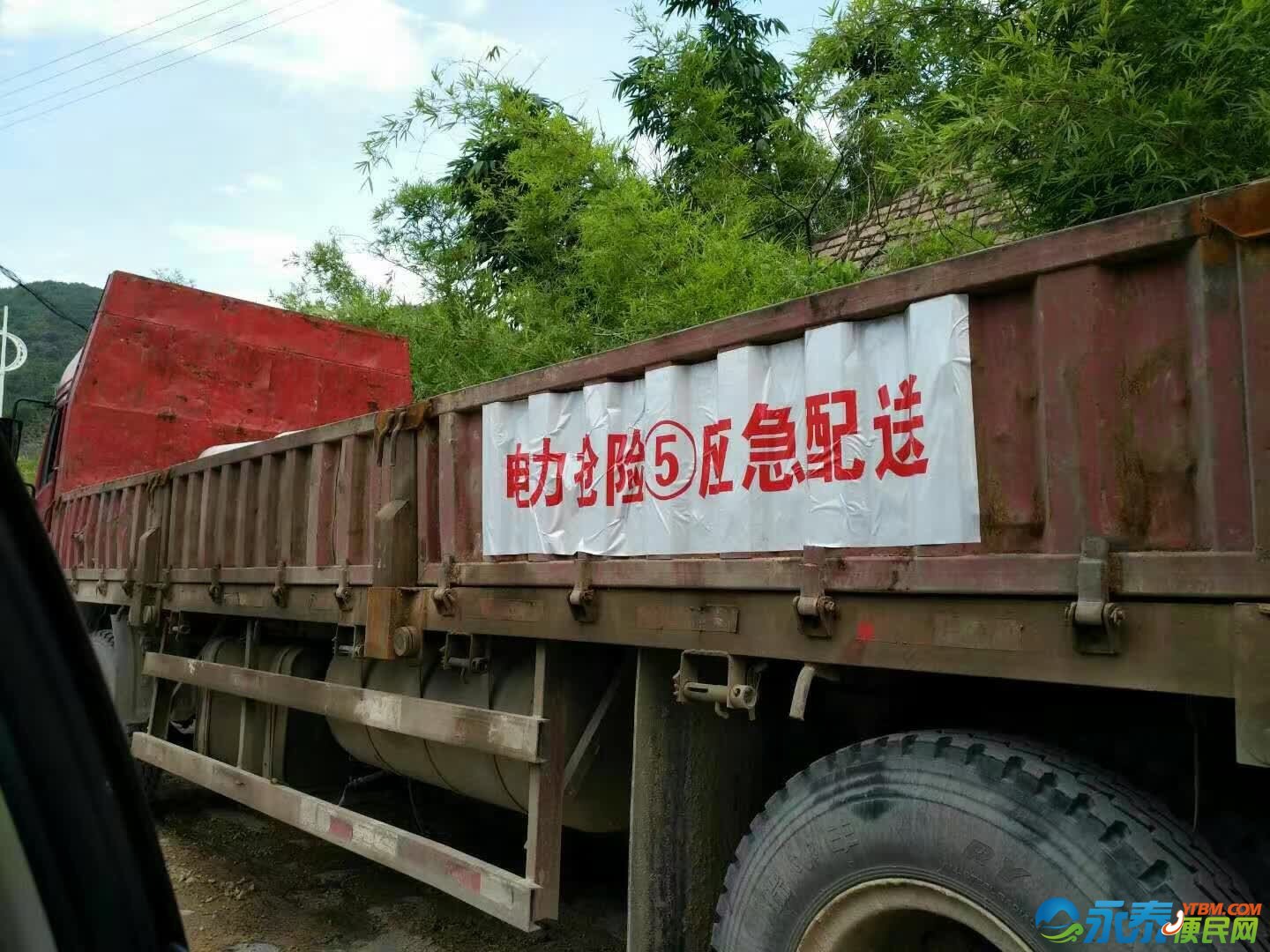 支援的物资